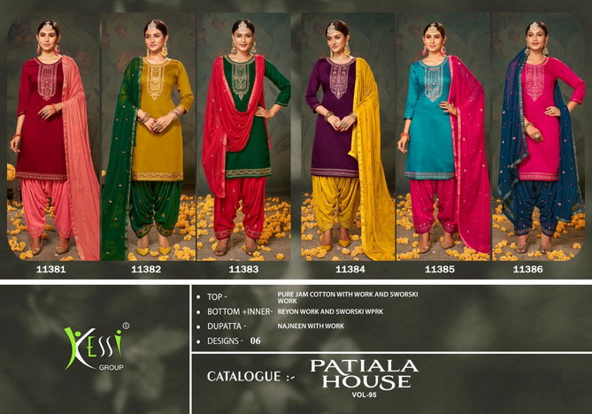 Kessi Patiyala House Vol 95 Cotton Punjabi Dress Material Catalog
